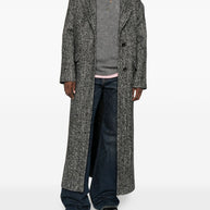 Tagliatore Wool Blend Single-breasted Coat Black