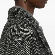 Tagliatore Wool Blend Single-breasted Coat Black