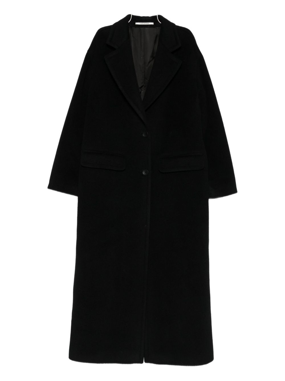 Tagliatore Wool Single-breasted Coat Black