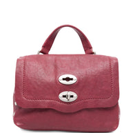 Zanellato Postina Tabacco Baby Leather Handbag Red