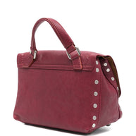Zanellato Postina Tabacco Baby Leather Handbag Red