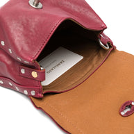 Zanellato Postina Tabacco Baby Leather Handbag Red