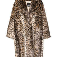 BB COUTURE Ecofur Mid Coat Brown