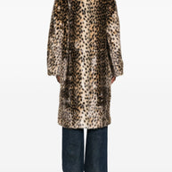 BB COUTURE Ecofur Mid Coat Brown