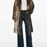 BB COUTURE Ecofur Mid Coat Brown