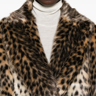 BB COUTURE Ecofur Mid Coat Brown