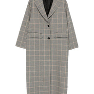 Tagliatore Wool Single-breasted Coat Black