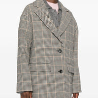 Tagliatore Wool Single-breasted Coat Black