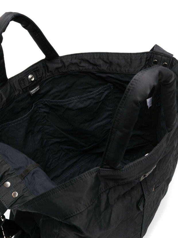 PORTER Mile 2Way Nylon Tote Bag Black