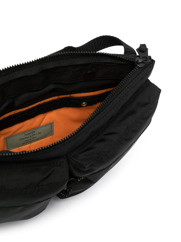 PORTER Force Nylon Shoulder Bag Black