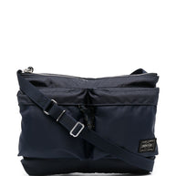 PORTER Force Nylon Shoulder Bag Blue