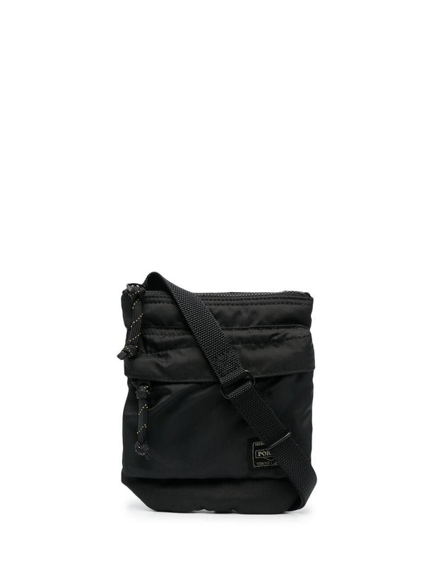 PORTER Force 2way Nylon Crossbody Bag Black