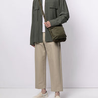 PORTER Force 2way Nylon Crossbody Bag Green