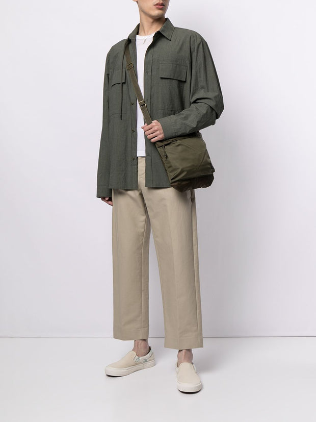 PORTER Force 2way Nylon Crossbody Bag Green