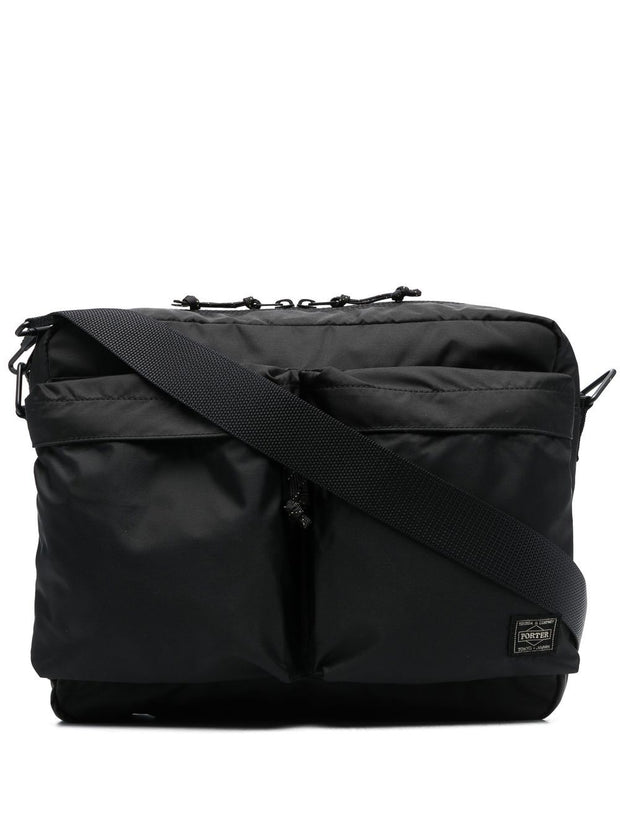 PORTER Force Nylon Shoulder Bag Black
