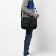 PORTER Force Nylon Shoulder Bag Black