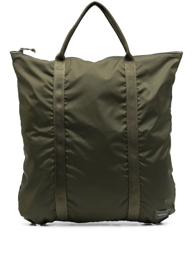 PORTER Flex 2Way Nylon Tote Bag Green