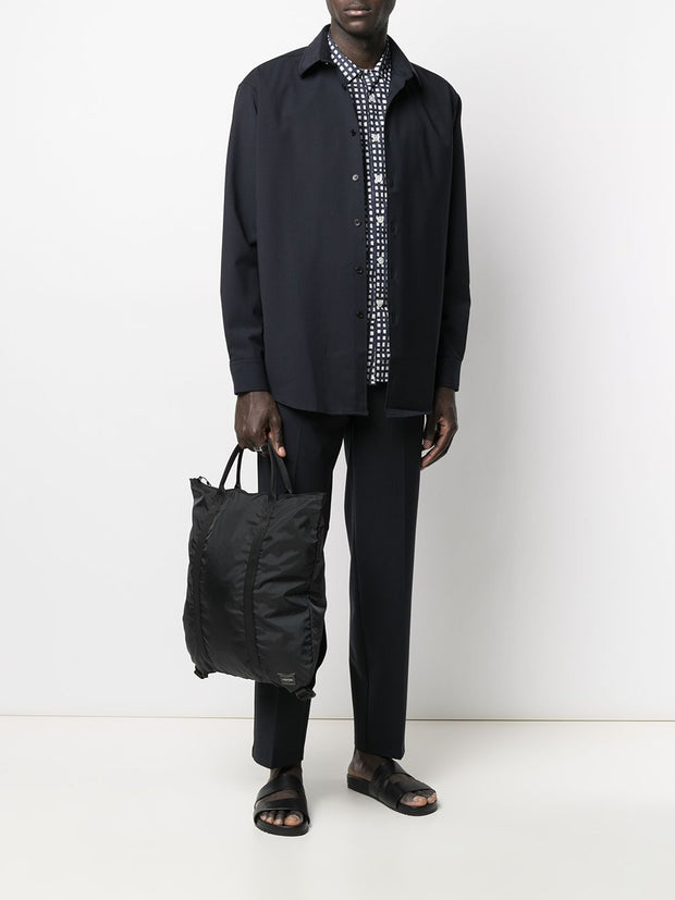 PORTER Flex 2Way Nylon Tote Bag Black
