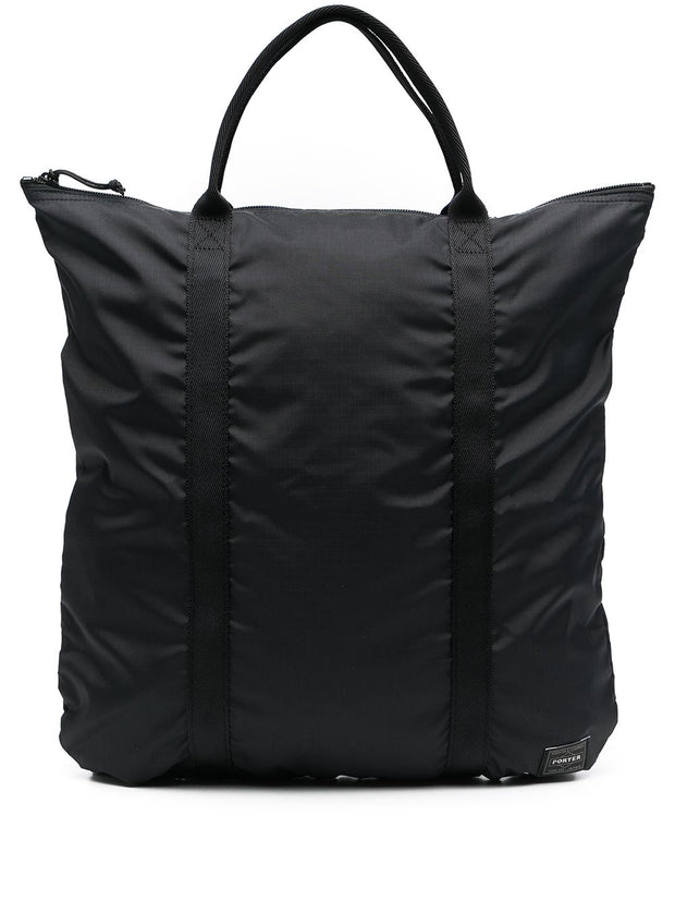 PORTER Flex 2Way Nylon Tote Bag Black