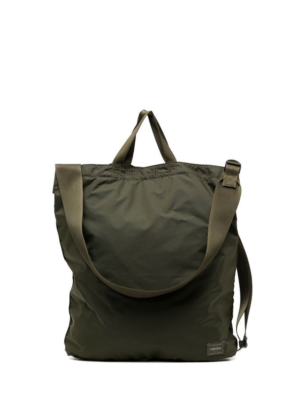 PORTER Flex 2Way Nylon Shoulder Bag Green
