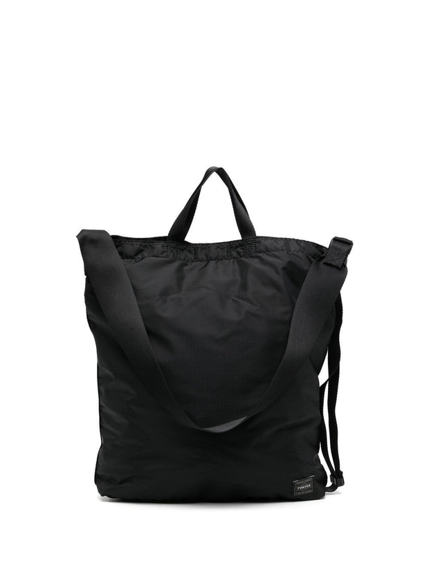 PORTER Flex 2Way Nylon Shoulder Bag Black