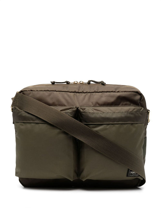 PORTER Force Nylon Shoulder Bag Green
