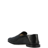 Givenchy Label Leather Loafers Black