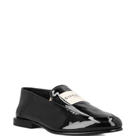 Givenchy Label Leather Loafers Black