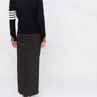 Thom Browne Wool Cardigan Blue