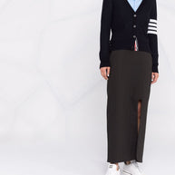 Thom Browne Wool Cardigan Blue