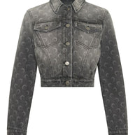 MARINE SERRE Moon Denim Jacket Grey