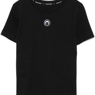 MARINE SERRE Moon Cotton T-shirt Black