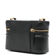 Chloé Horse Medal Leather Vanity Case Black