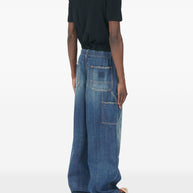 Maison Margiela Wide-leg Denim Jeans Blue