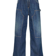 Maison Margiela Wide-leg Denim Jeans Blue