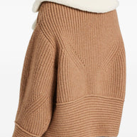 Ermanno Scervino Shearling Jacket Beige