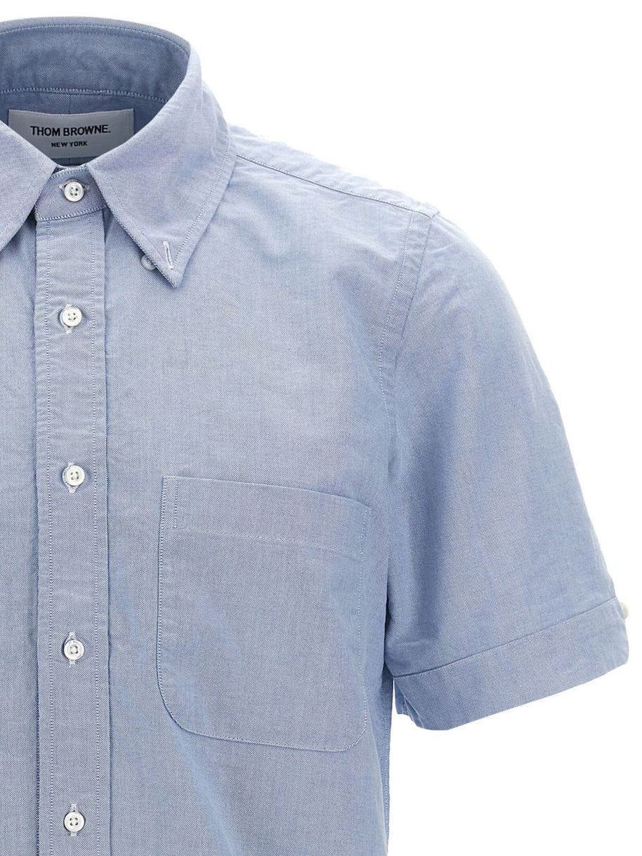Thom Browne Cotton Shirt Clear Blue