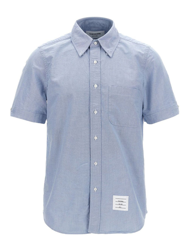 Thom Browne Cotton Shirt Clear Blue