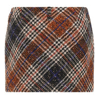 Missoni Wool Blend Mini Skirt Red