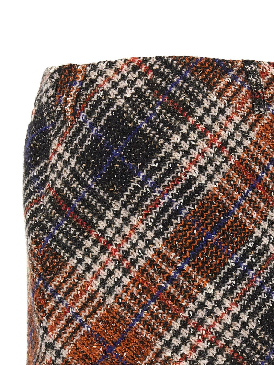 Missoni Wool Blend Mini Skirt Red