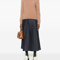 Maison Kitsuné MAISON KITSUNE' Baby Fox Wool Jumper Camel