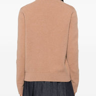 Maison Kitsuné MAISON KITSUNE' Baby Fox Wool Jumper Camel