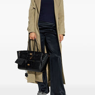 Balenciaga Double-breasted Trench Coat Beige