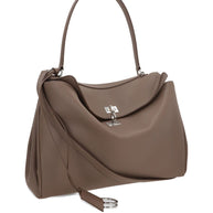 Balenciaga Rodeo Medium Leather Handbag Dove Grey