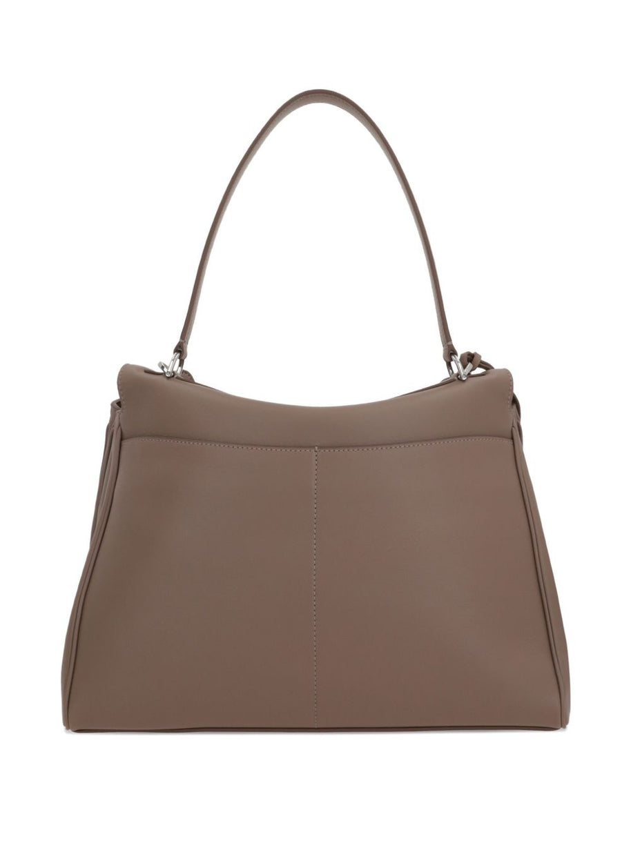 Balenciaga Rodeo Medium Leather Handbag Dove Grey