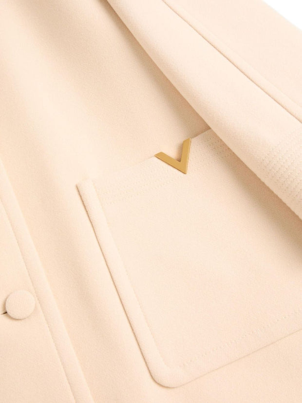 Valentino Wool Coat Beige
