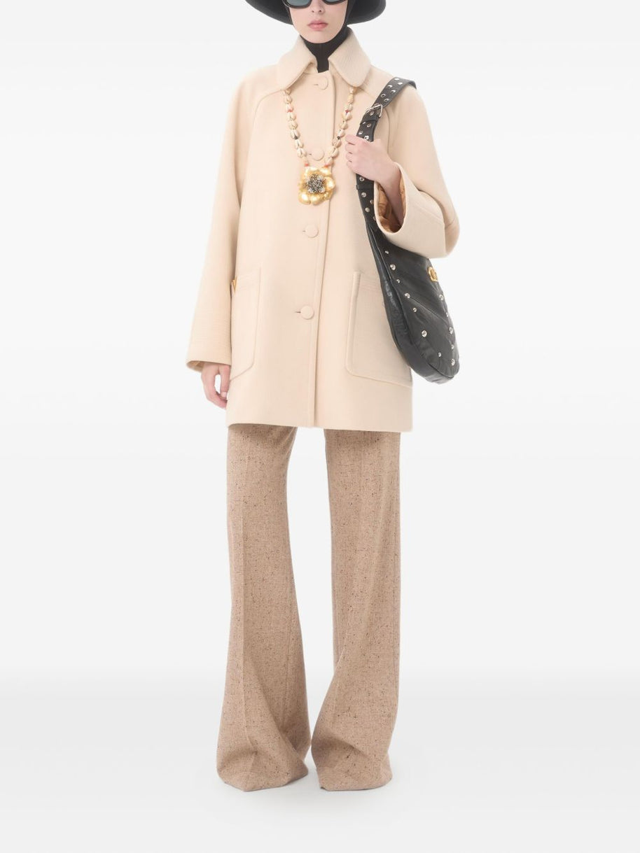 Valentino Wool Coat Beige
