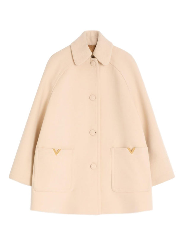 Valentino Wool Coat Beige