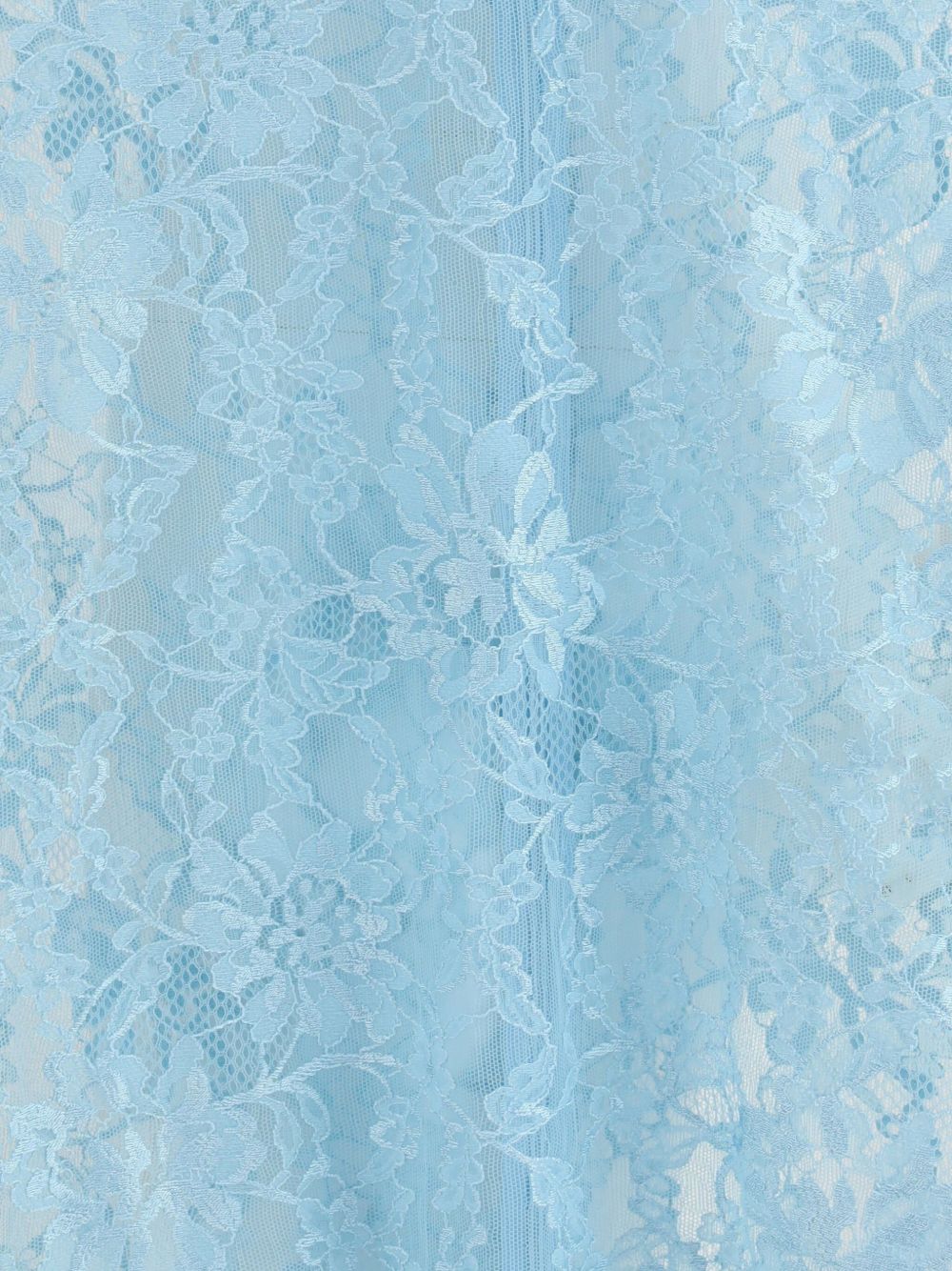 Valentino Floral Lace Bodysuit Blue