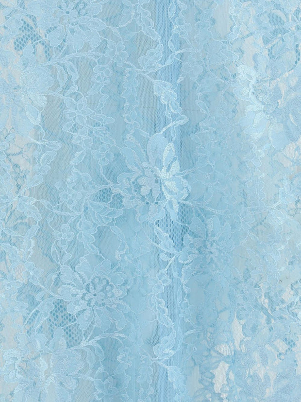 Valentino Floral Lace Bodysuit Blue